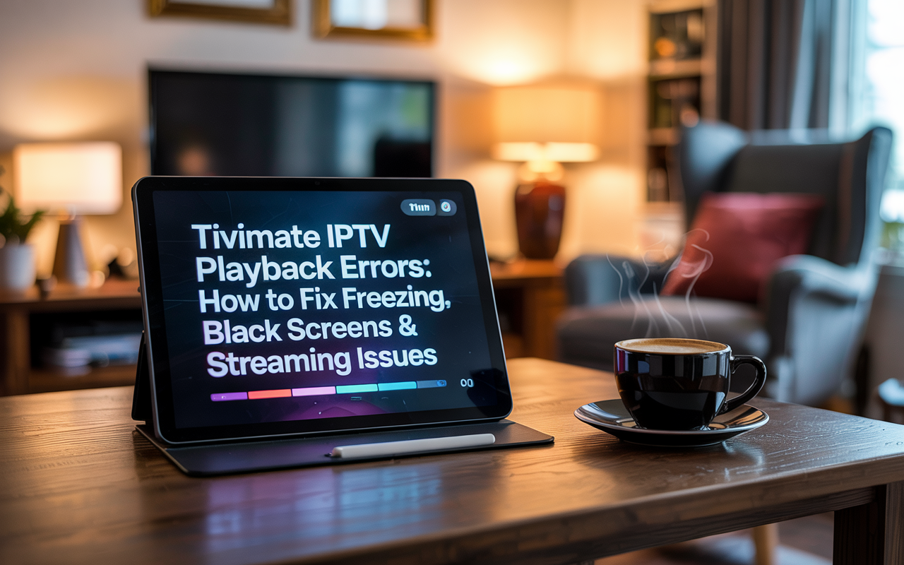 How to fix IPTV freezing and black screen errors in TiviMate