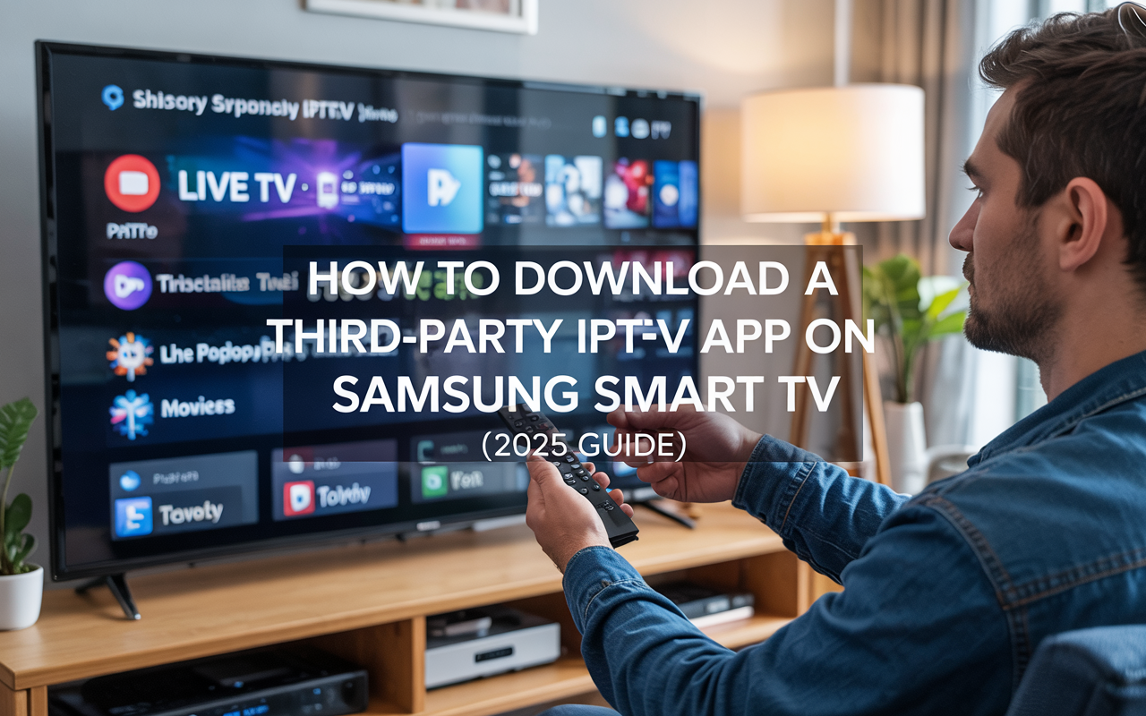 Step-by-step guide to download third-party IPTV apps on Samsung Smart TV
