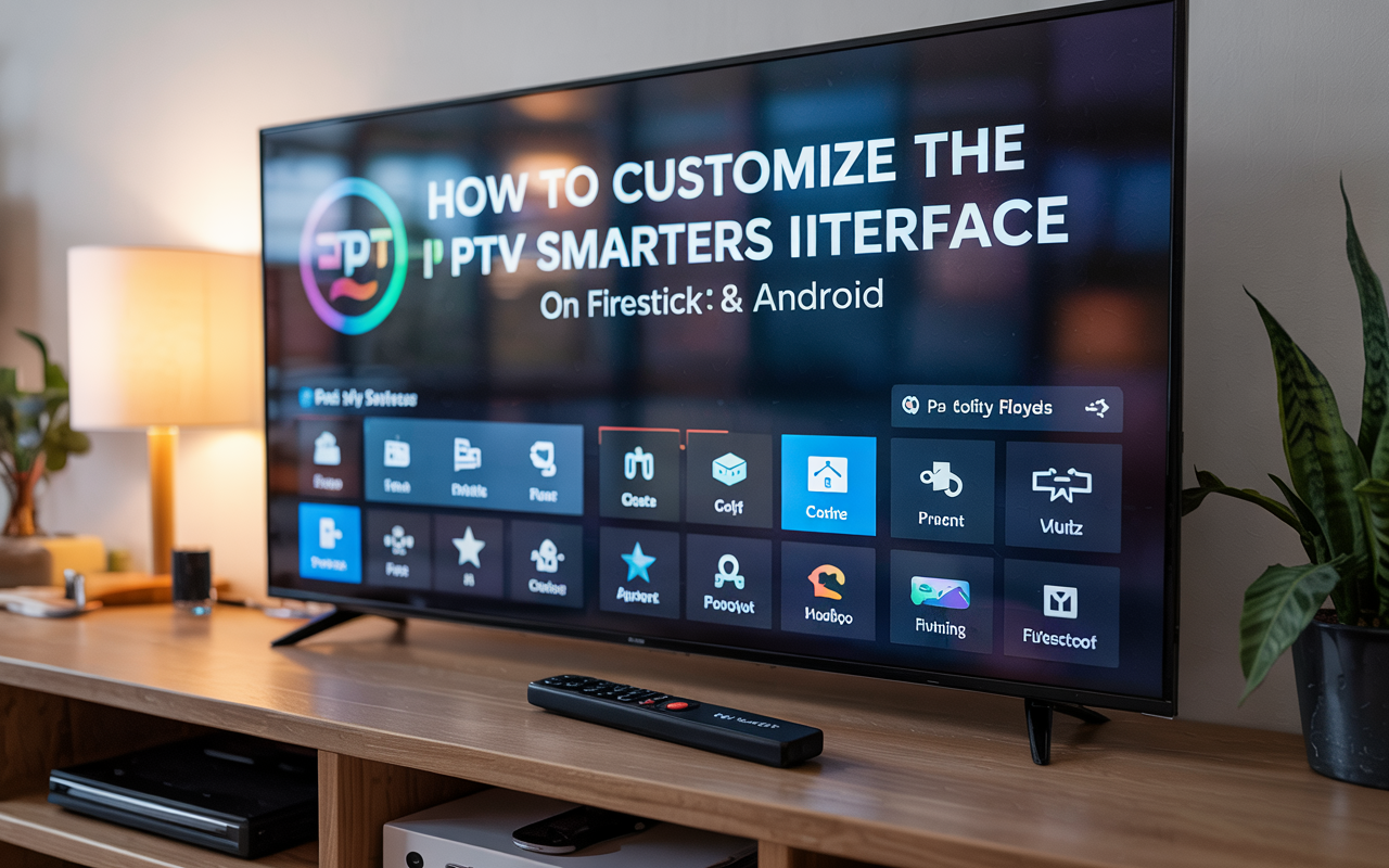 How to customize the IPTV Smarters app interface on Firestick and Android