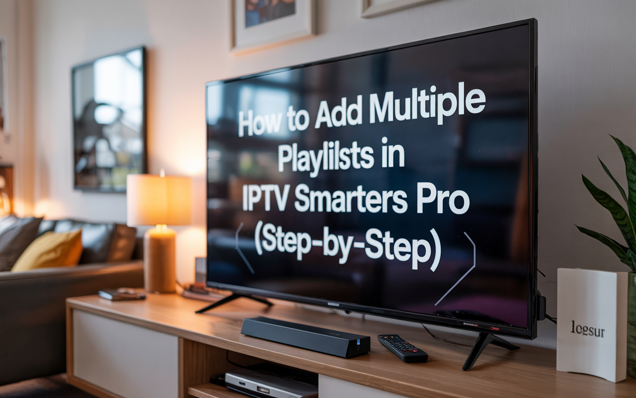 How to add multiple IPTV playlists in IPTV Smarters Pro