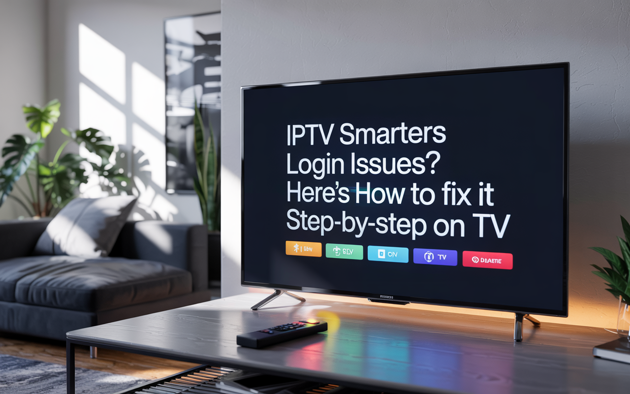 How to fix IPTV Smarters login problems step by step