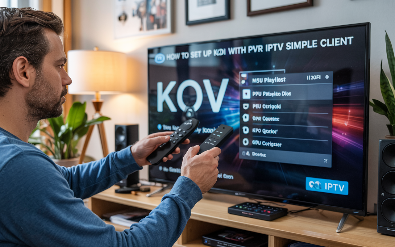 How to configure Kodi with PVR IPTV Simple Client in 2025