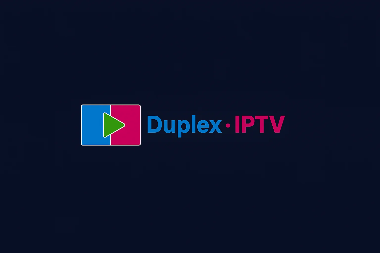 écran d’accueil de l'application Duplex IPTV sur Smart TV