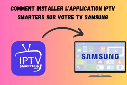 iptv smarters app interface on samsung smart tv