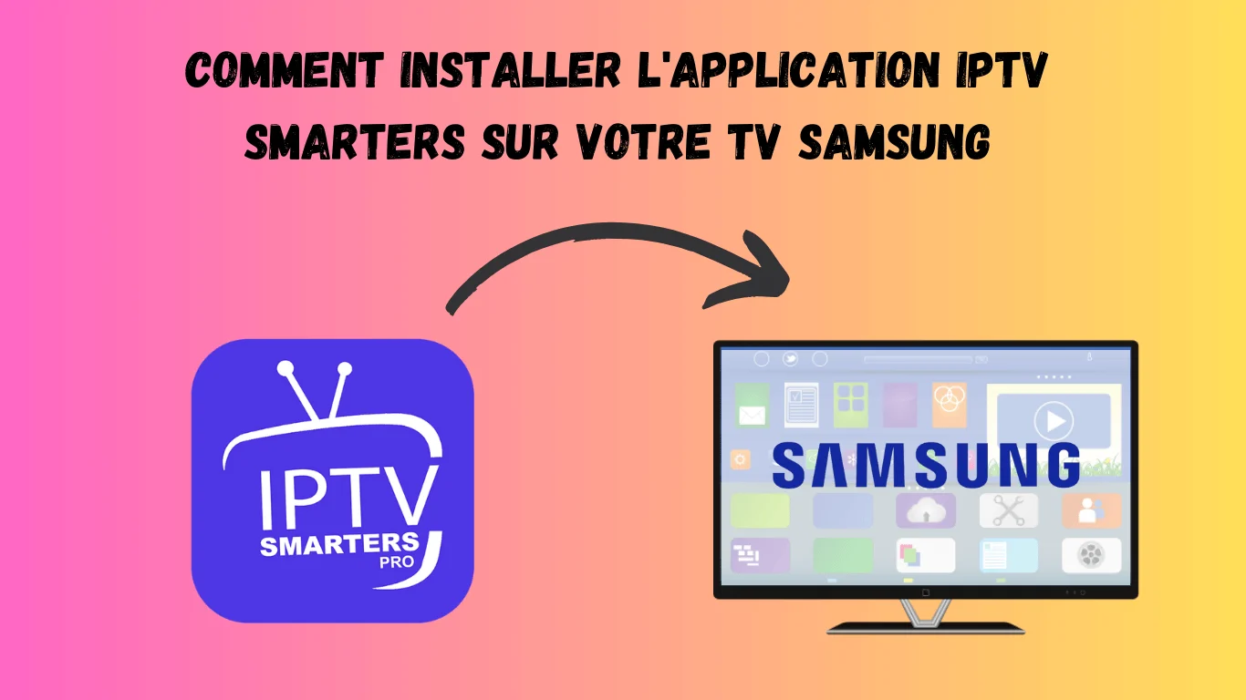 iptv smarters app interface on samsung smart tv