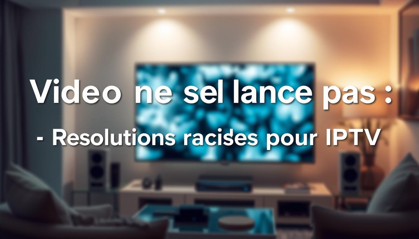 Vidéo ne se lance pas