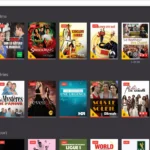 interface de Molotov avec bouton cast actif