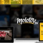 molotov en cours d'utilisation sur Fire TV Stick