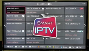 IPTV Smarters Pro on Samsung Smart TV home screen
